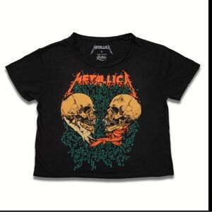 Metallica Women’s boxy Crop Tee